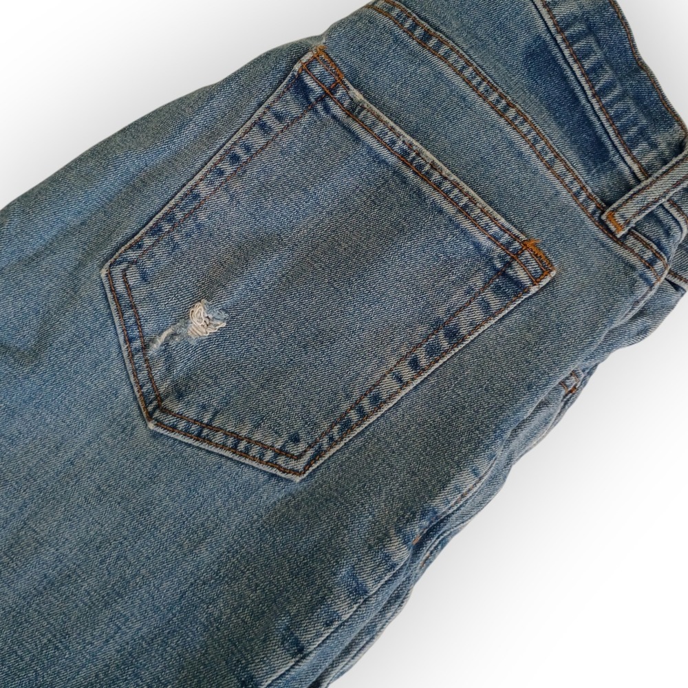 Abercrombie & Fitch Blue Straight Leg Jeans - Picture 4 of 8